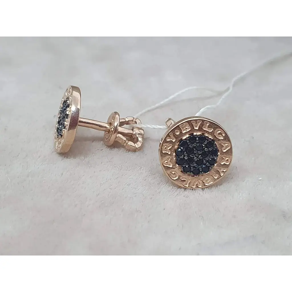 Золоті сережки-пуссети Імперія золота з фіанітами. СП295.10И - фото 3