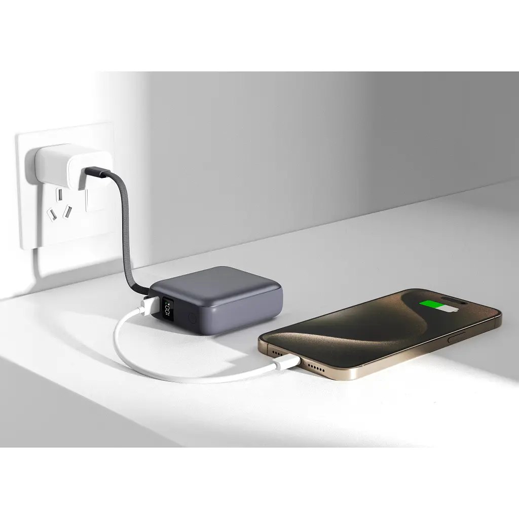 Батарея універсальна Vinga 10000 mAh 35W Display Cable (VPBB1035C) - фото 6