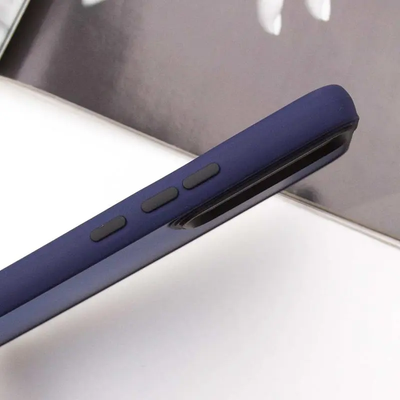 Чохол TPU+PC Lyon Frosted для Samsung Galaxy S25 FE Navy Blue - фото 5