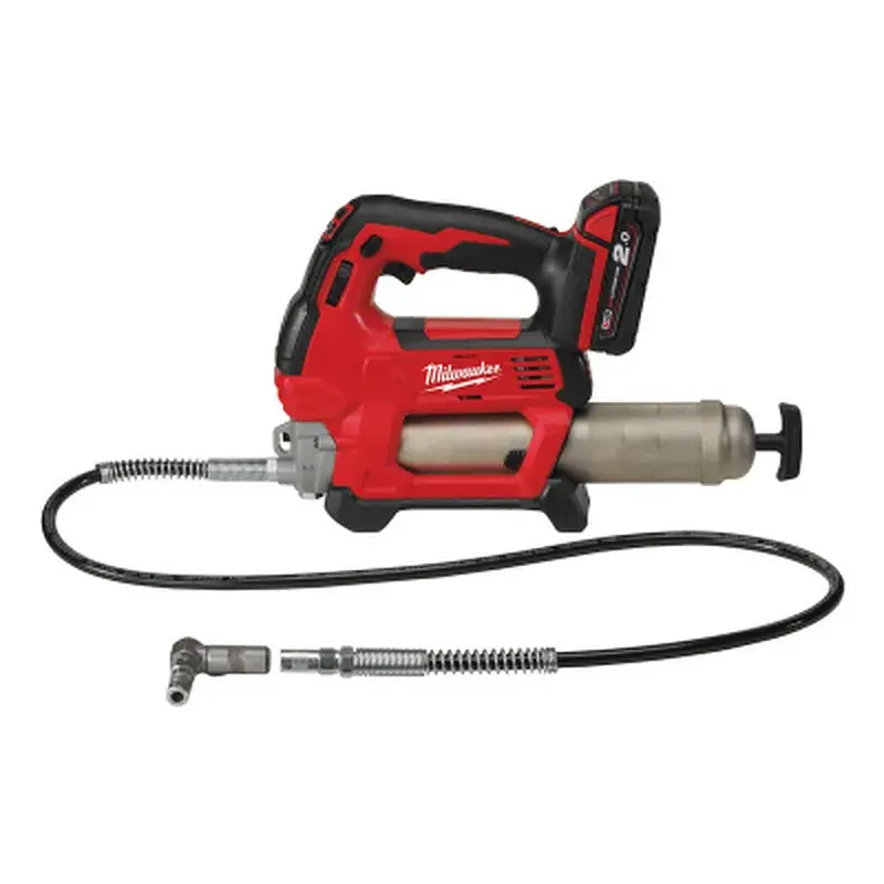 Шприц для мастила Milwaukee HEAVY DUTY M18 GG-201C Li-Ion 2Ah, кейс (4933440490) - фото 2