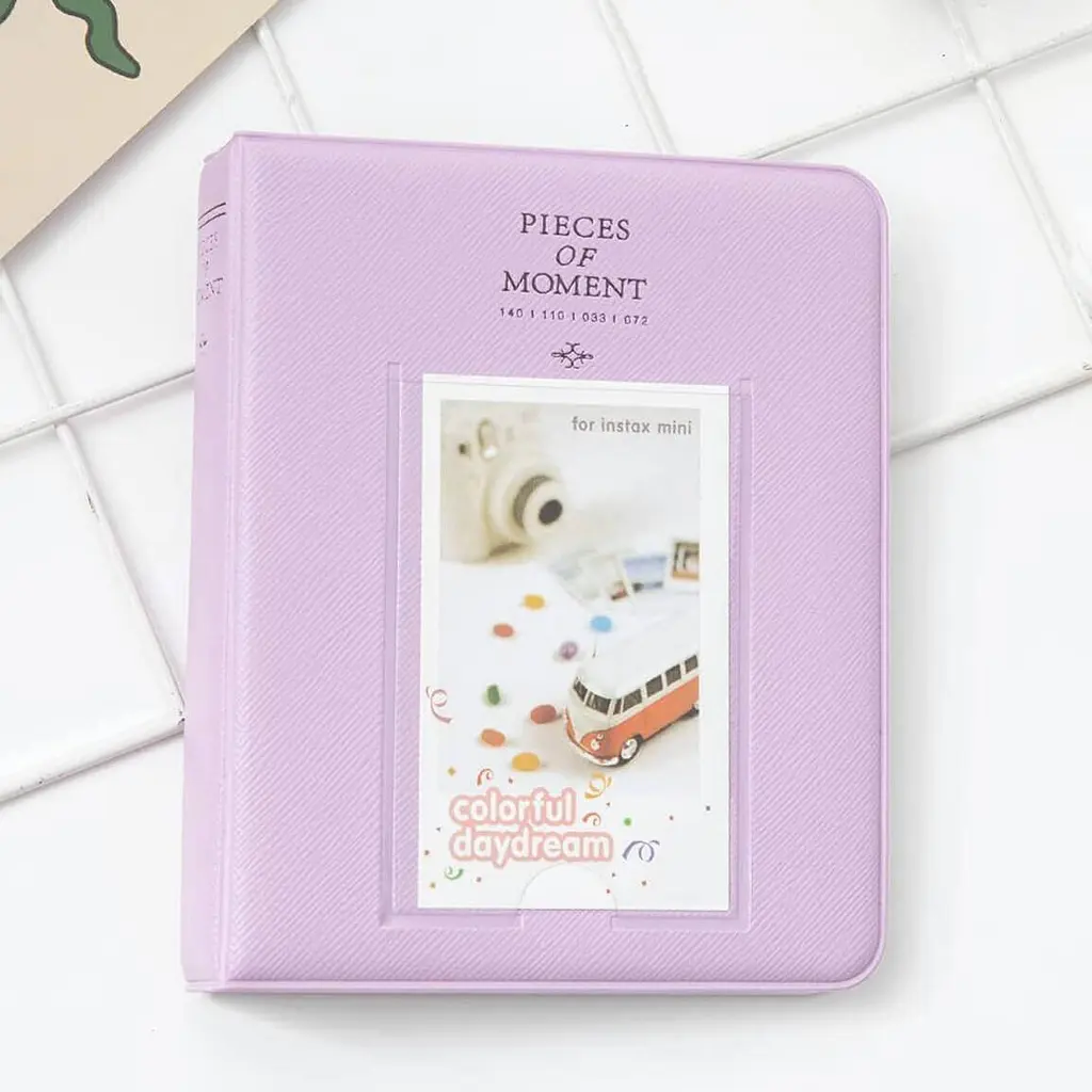 Набор камера Fujifilm Instax Mini 12, Фотобумага 20шт, Прозрачный чехол, Фотоальбом 64 фото Фиолетовый - фото 10
