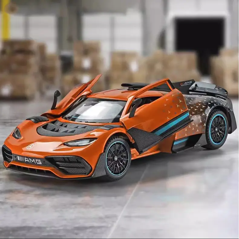 Колекційна металева модель автомобіля АвтоЕксперт Mercedes-AMG One з інерцією, світлом та звуком 1:24 - фото 7