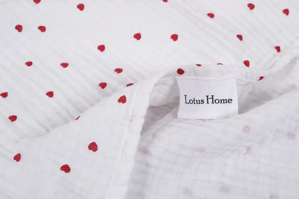 Рушник Lotus Home - Molly Heart muslin 50x90 - фото 5