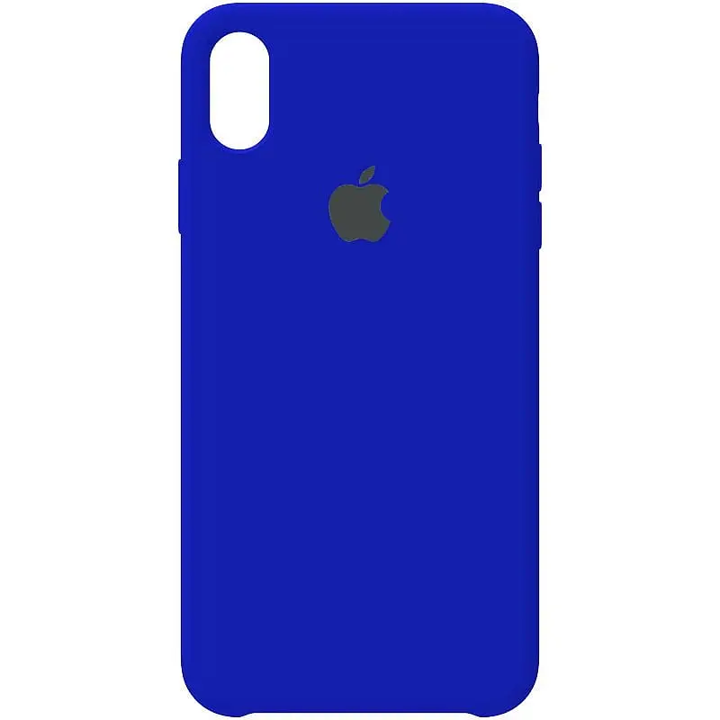 Чохол-накладка Toto Silicone Case Apple iPhone X/XS Royal Blue - фото 2