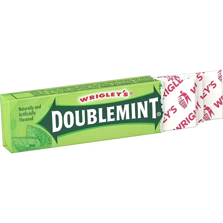 Упаковка жувальних гумок Wrigley's DOUBLEMINT Gum 200 шт. - фото 3