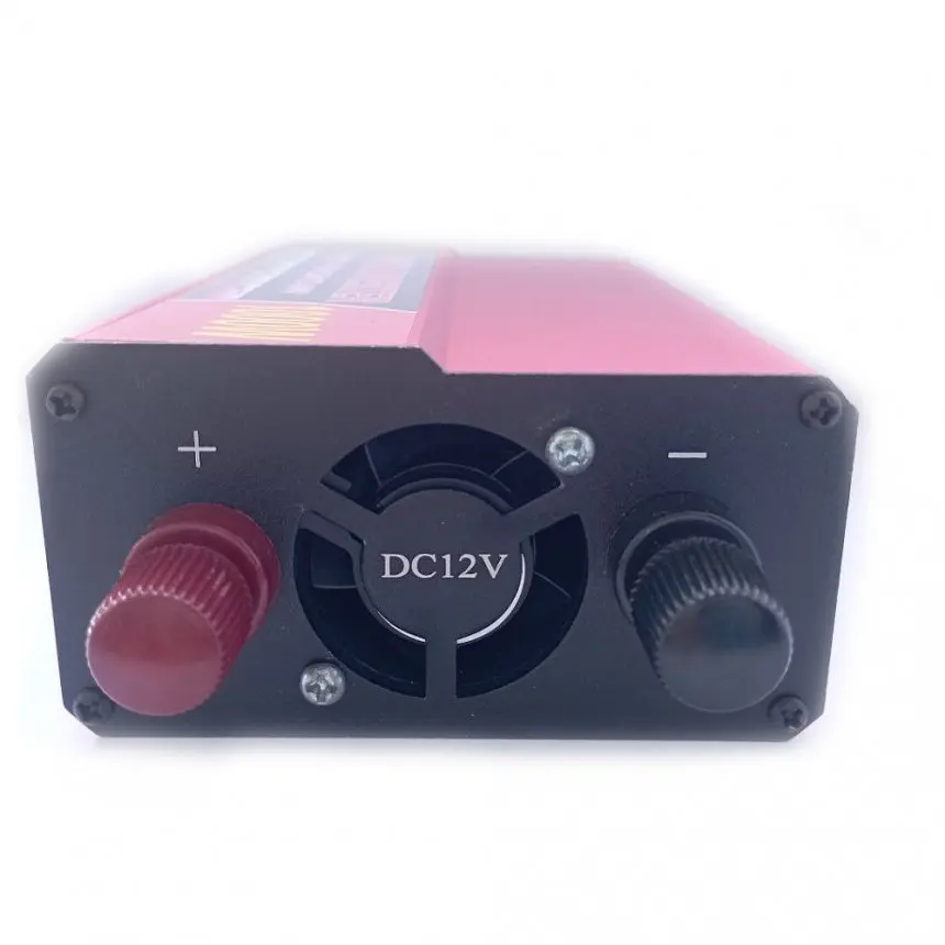 Автомобильный инвертор Aton Solar Power Inverter 006 модифицированная синусоида Red 1 розетка 1 USB c 12V на 220V 1000W (11032) - фото 3