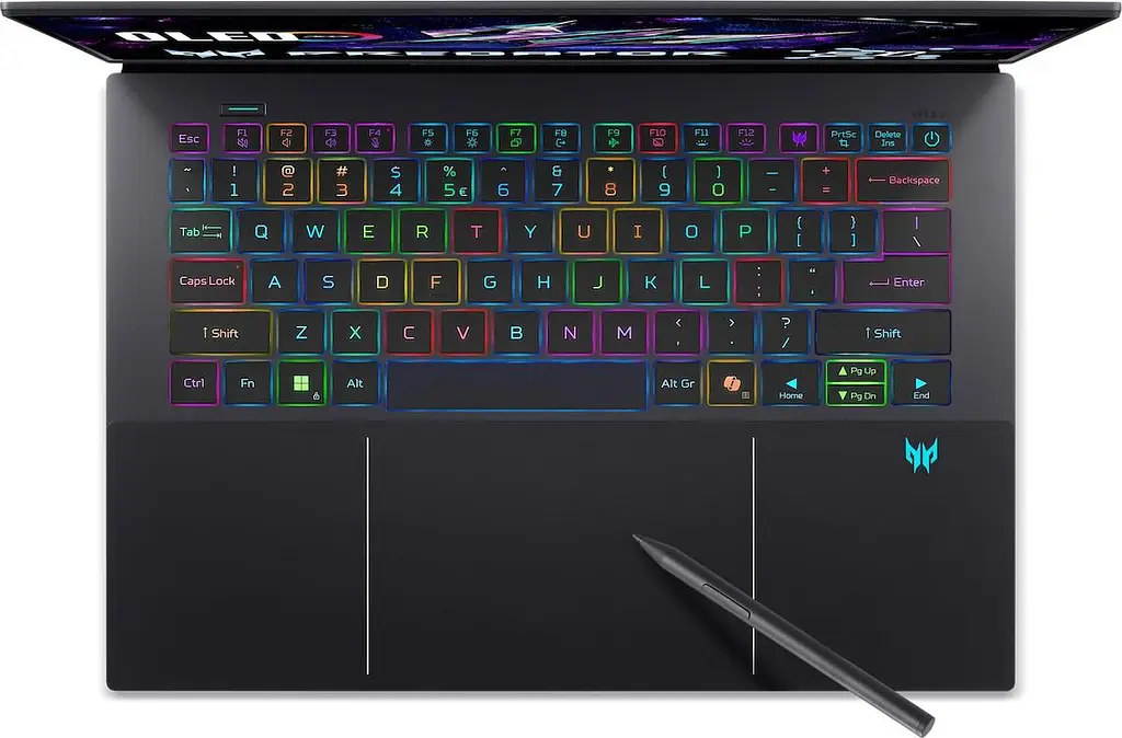 Ноутбук Acer Predator Triton 14 AI PT14-52T (14.5 2.8K OLED Touch 120 Hz, Intel U9 288V, 32 GB, 1 TB, RTX 5070, W11H) Charcoal Black (NH.U0GAA.002) - фото 9
