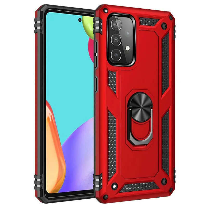 Ударостійкий чохол Serge Ring for Magnet для Samsung Galaxy A72 4G / A72 5G Червоний - фото 2