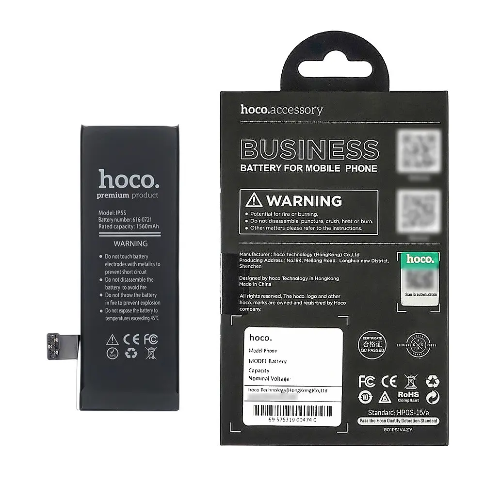 Аккумулятор Hoco для Apple iPhone 5S/5C - фото 5