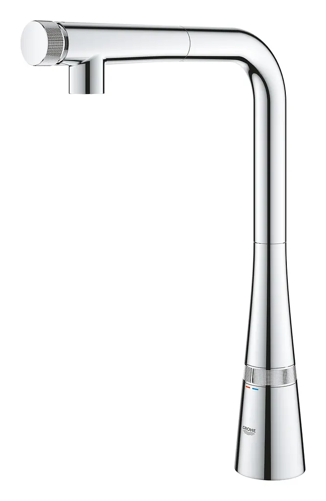 Змішувач для кухні з висувним виливом Grohe Zedra Smartcontrol 31593002, Хром - фото 6