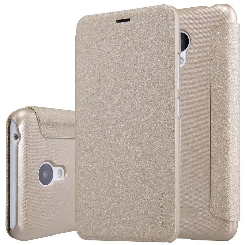 Чохол-книжка Nillkin Sparkle case Meizu M3 Gold - фото 7