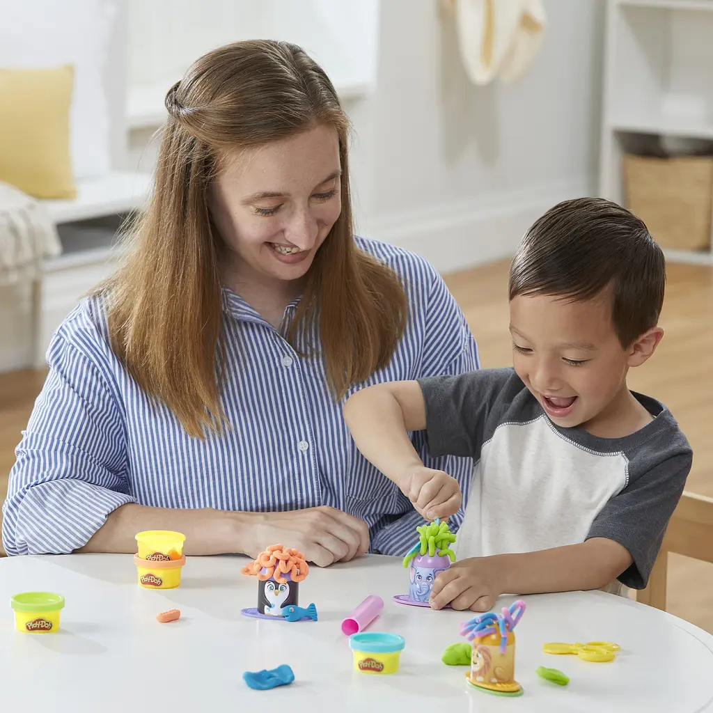 Набор для творчества Hasbro с массой для лепки Play-Doh Grow and Style Animals (F8787) - фото 12