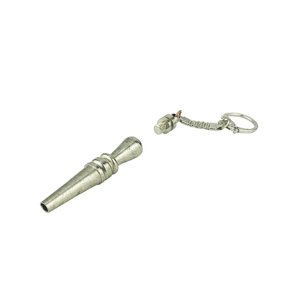 Персональний мундштук - брелок сріблястий - фото 2