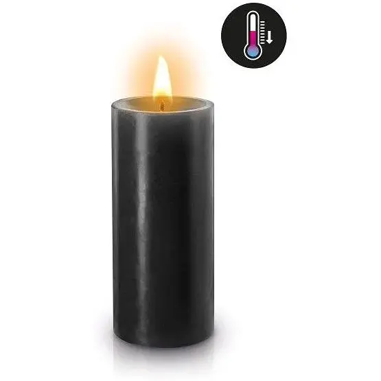 БДСМ-свеча низкотемпературная Fetish Tentation SM Low Temperature Candle Black - фото 2