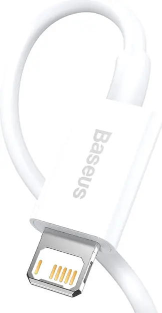 Кабель Baseus Superior Series Fast Charging Lightning 2.4A 1m White (CALYS-A02) [86017] - фото 3
