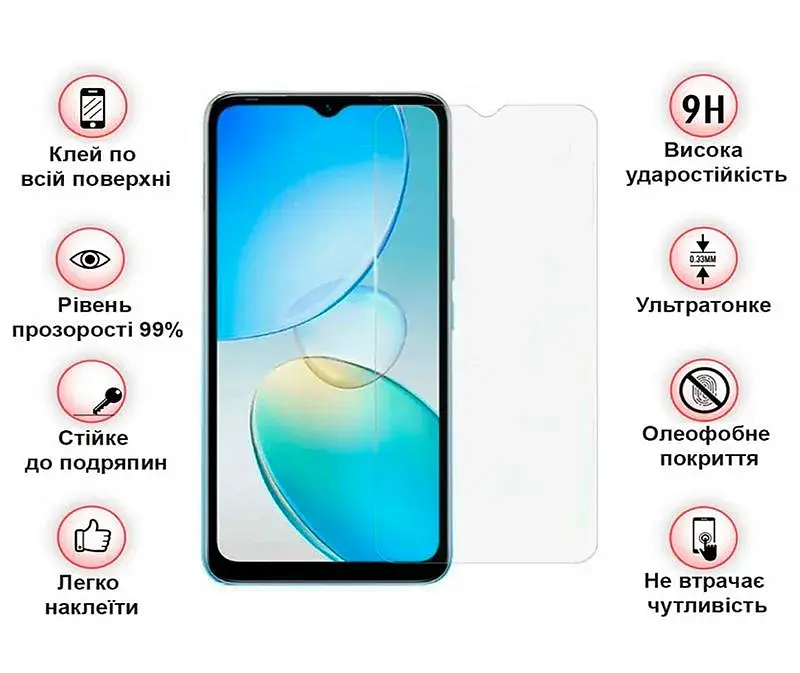Скло захисне BeCover Infinix Hot 12і (X665B) 3D Crystal Clear Glass (708539) - фото 3