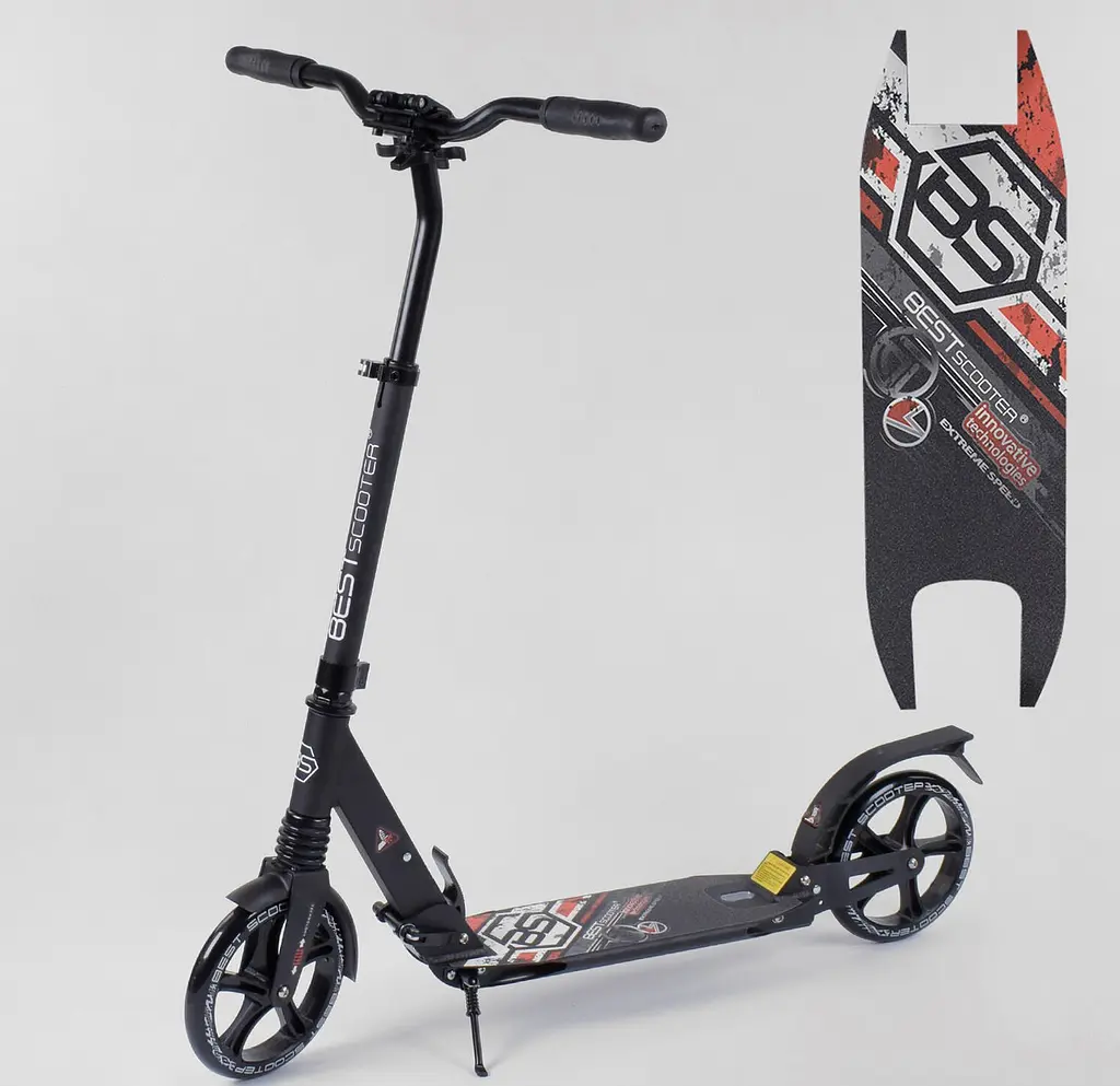 Самокат алюминиевый 54394 (4) Best Scooter, d колес — 20 см, колеса PU, 2 амортизатора 22788 - фото 3