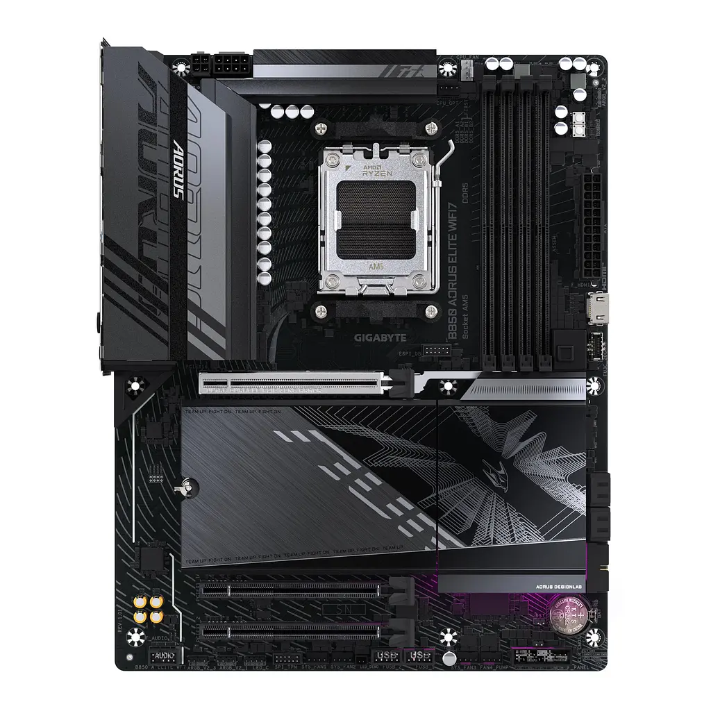 Материнская плата B850 A ELITE WF7 sAM5 B850 4xDDR5 M.2 Wi-Fi BT ATX Gigabyte teh0018940 - фото 2