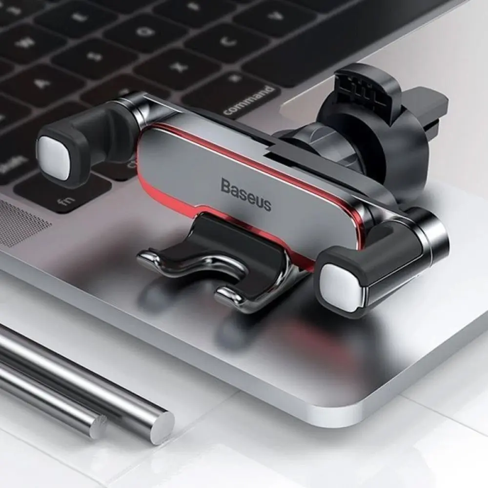 Автотримач Baseus Mr Hui Gravity Car Mount Silver (SUYL-HU0S) [168636] - фото 8