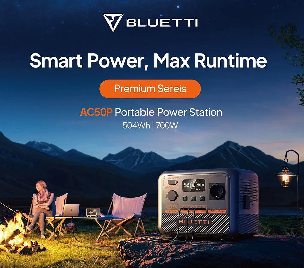 Портативна зарядна станція Bluetti AC-50-P 700W 504Wh BMS LiFePO4 - фото 5