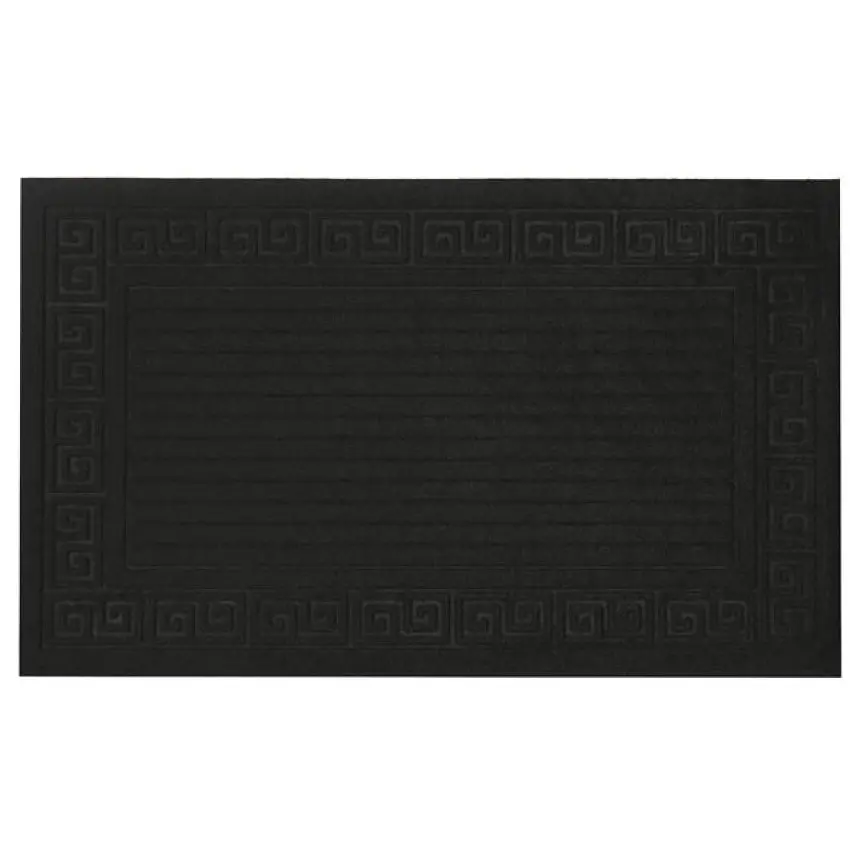 Килимок придверний Eco Fabric Смужки без кромки чорний 45 х 75 см (4575-007) - фото 3