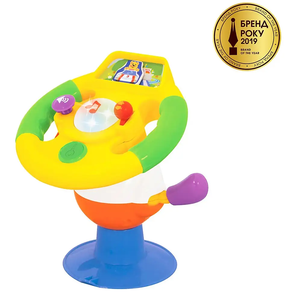 Игрушка на присоске Kiddieland Умный Руль (058305) - фото 2