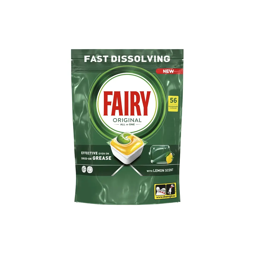 Таблетки для посудомийних машин Fairy Original All in One Lemon 56 шт. (8700216237352) - фото 2