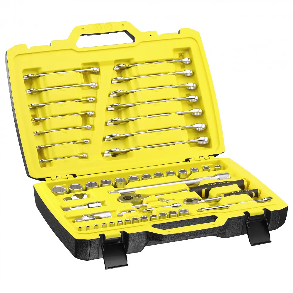 Набір інструментів Stanley 1/2", 1/4" в кейсі, 50 шт