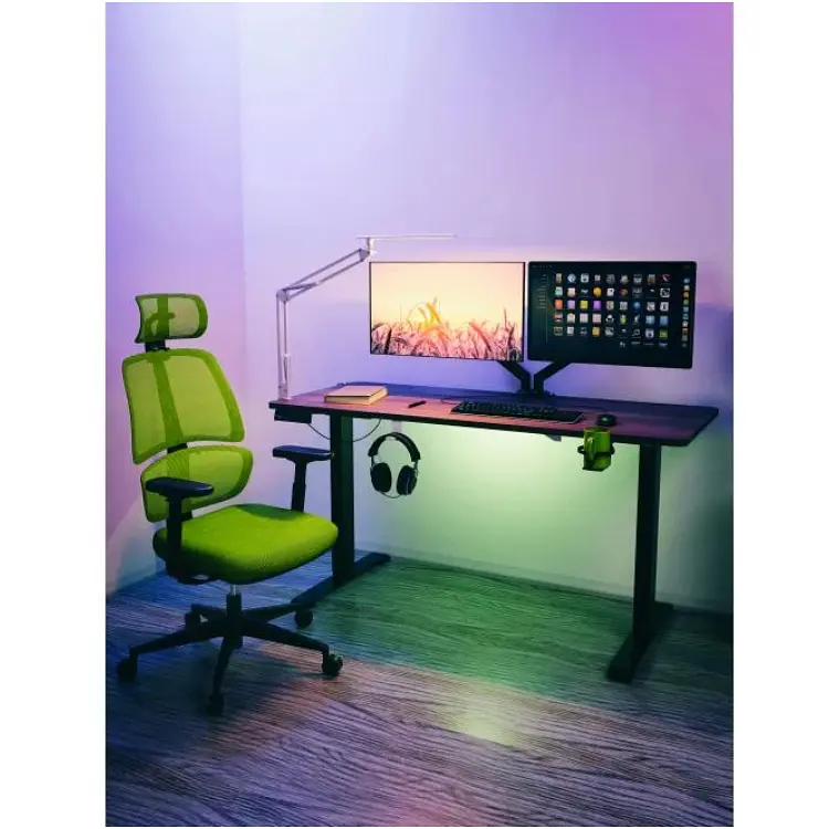 Стіл Mealux PowerDesk Lite XL Walnut (EVO-202 Lite Walnut/B) - фото 4