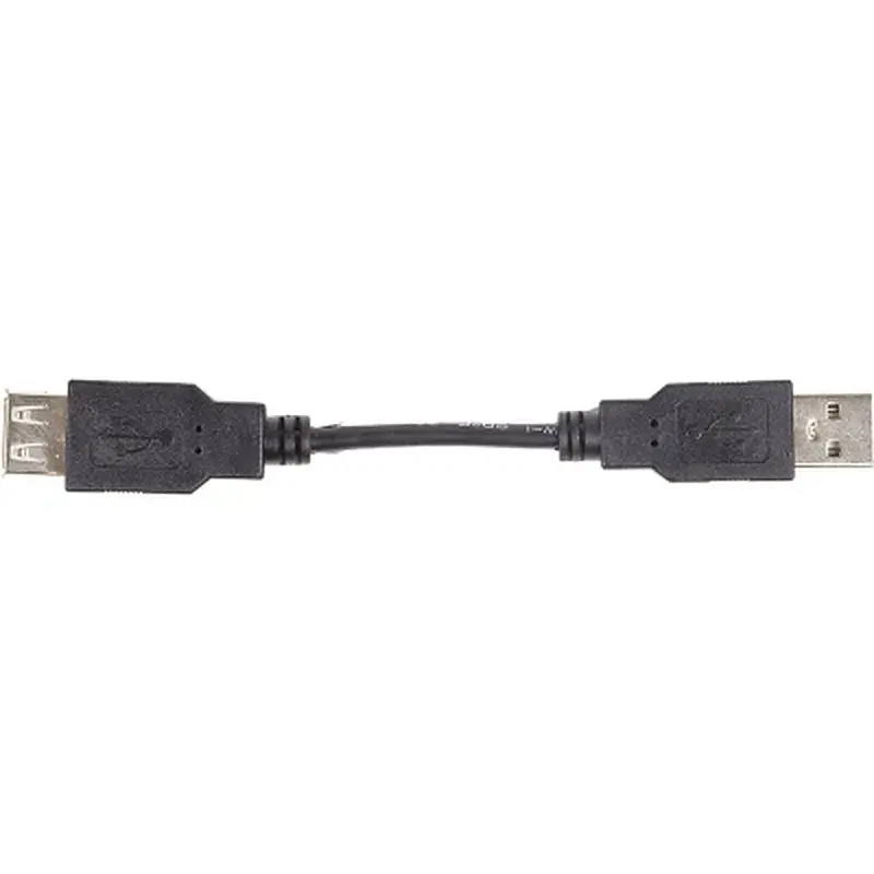 Дата кабель USB 2.0 AM/AF 0.1m PowerPlant (KD00AS1209)