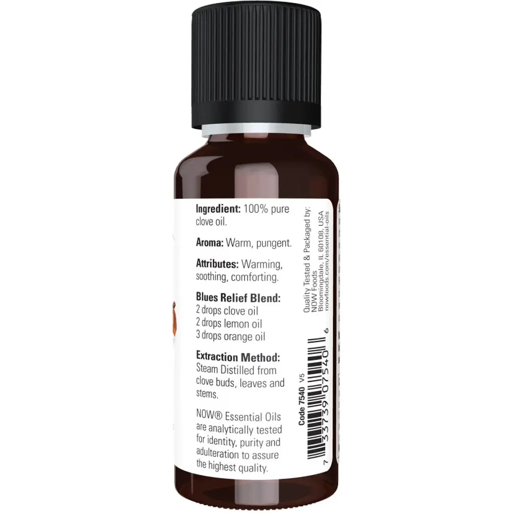 Масло гвоздики Now Essential Clove Oil 30 ml - фото 2
