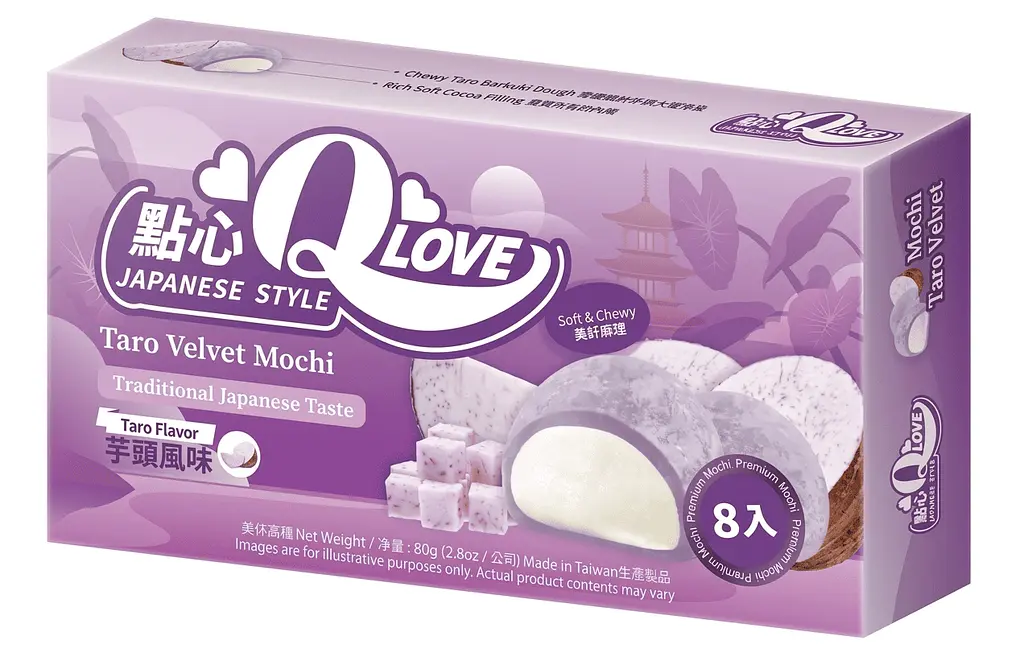 Моті QLove Taro Velvet Mini Mochi 80г