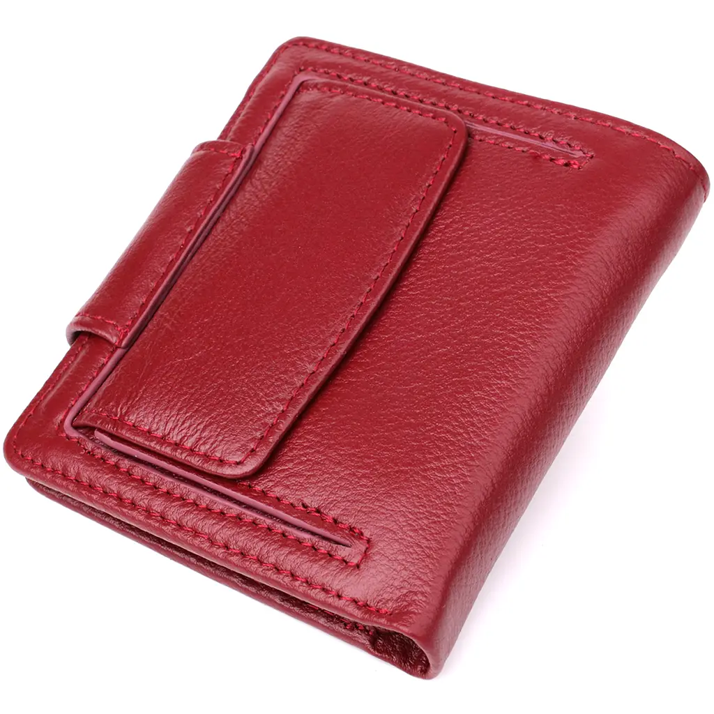 Жіночий гаманець вертикальний з натуральної шкіри ST Leather 9.5х11х2 см acs0029646 - фото 2