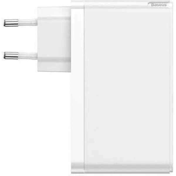 Мережевий зарядний пристрій Baseus GaN Xiaomini Quick Charger 1 USB + 2Type-C 120W CCGAN-J02 White - фото 2