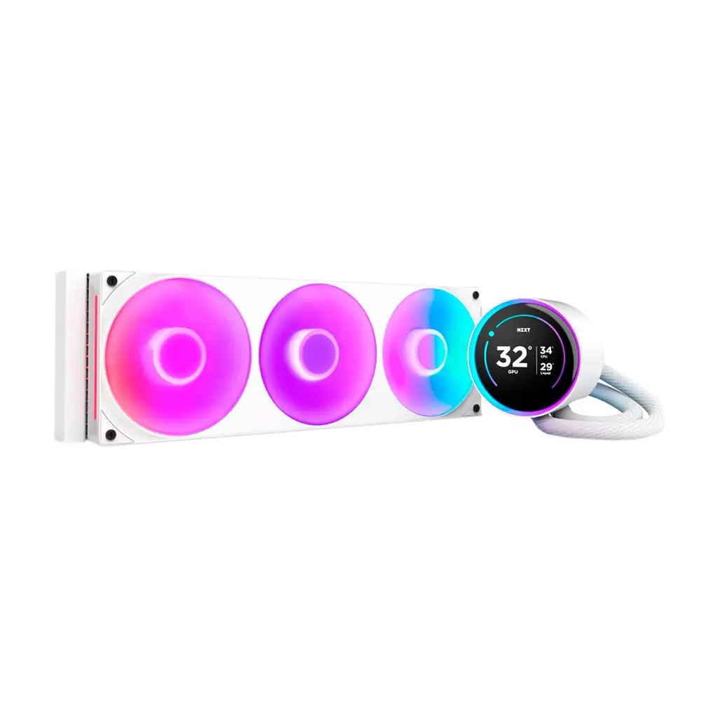 Система рідинного охолодження NZXT Kraken Elite RGB 360mm AIO (RL-KR36E-W2)