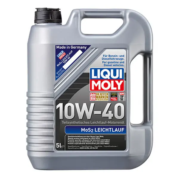 Напівсинтетична моторна олива - MoS2 Leichtlauf SAE 10W-40 5л. (2184)