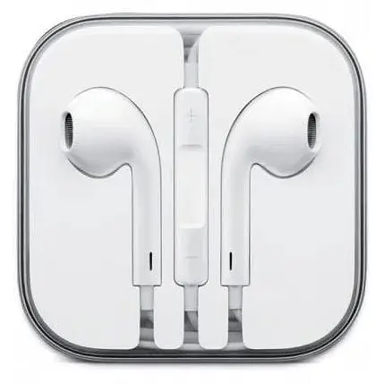 Навушники Foxconn earpods для iPhone провідні 3.5 мм білі md827 - фото 2