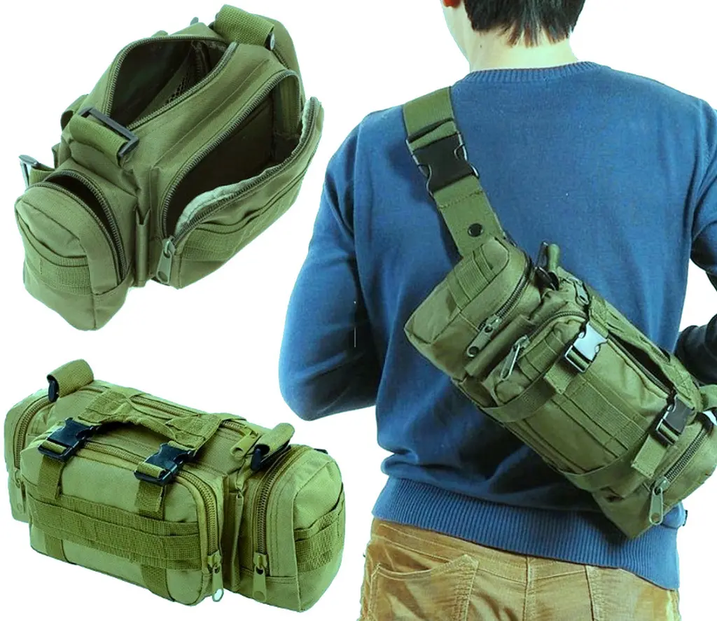 Тактична армійська чоловіча сумка Molle Combat Sachet Edibazzar 30х18х8 см sum0023912 - фото 6