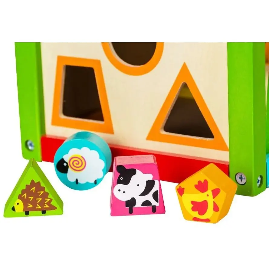 Бизикуб Ecotoys деревянный (1004) - фото 5