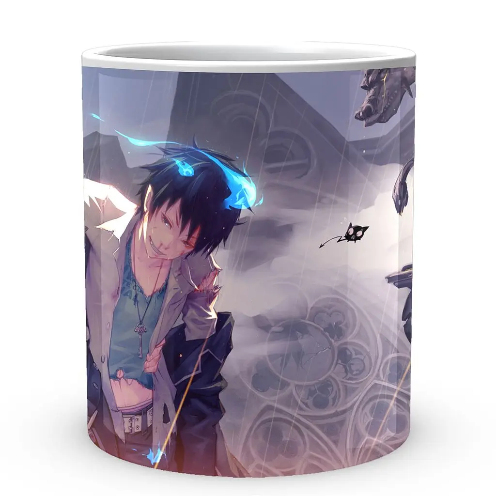 Кухоль GeekLand Blue Exorcist Синій Екзорцист BE 02.12 330 мл білий - фото 2