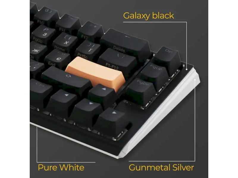 Клавіатура Ducky One 3 Mini Cherry MX Brown RGB UA USB Black (DKON2161ST-BUAPXCLAWSC1) - фото 4