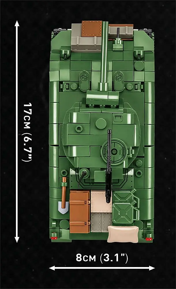 Конструктор CОВІ танк 1:35 Sherman M4A1 3044 - фото 5