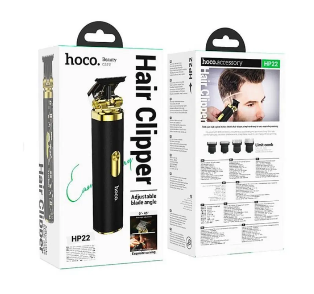 Машинка для стрижки Hoco HP22 черная - фото 3