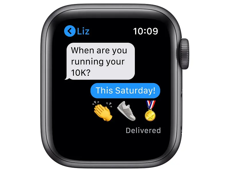 Смарт-годинник Apple Watch Nike Series 6 GPS + Cellular 40mm Space Gray Alu Case w. Anthracite/Black Sport B. (M06L3) - фото 2