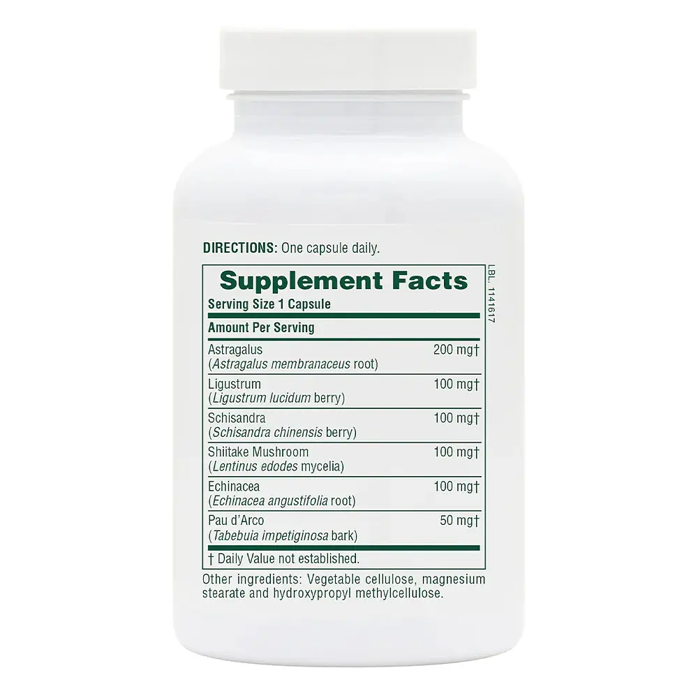 Натуральна добавка NaturesPlus Immune Action 120 вегакапсул - фото 2