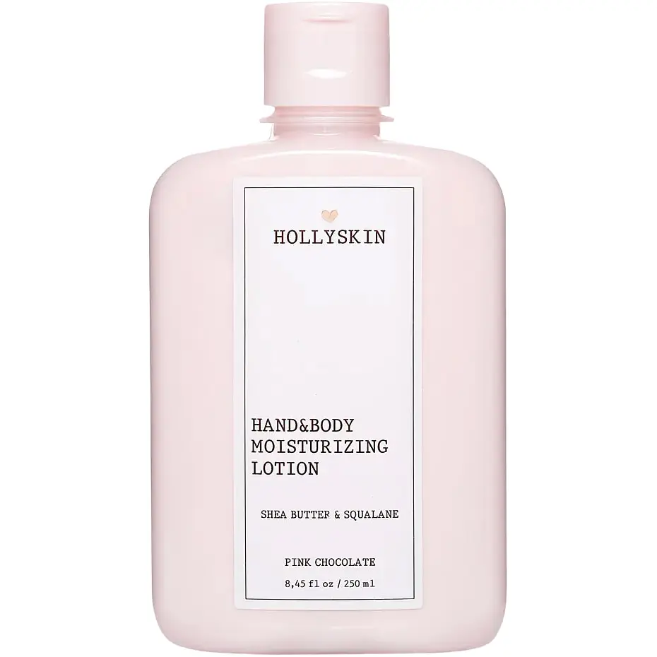 Пом'якшувальний зволожувальний лосьйон для рук та тіла Hollyskin Pink Chocolate, з маслом ши та скваланом, 250 мл - фото 2