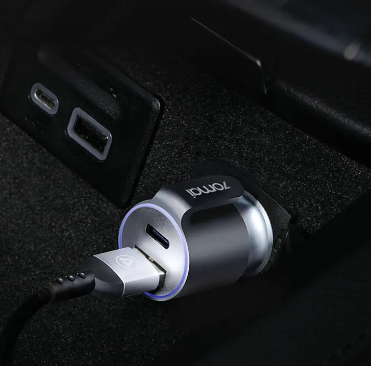 Автозарядне 70Mai Car Charger Midrive Pro (Midrive CC05) сріблясте - фото 3