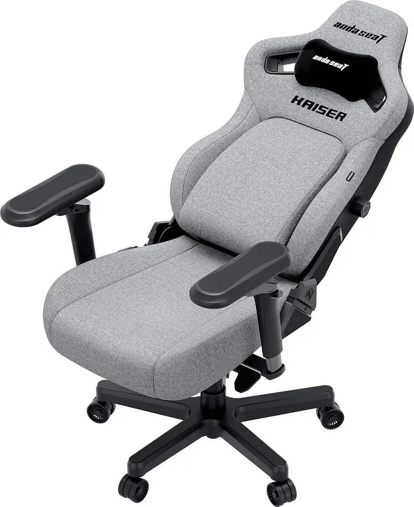 Ігрове крісло Anda Seat Kaiser 4 V2 Ash Grey Fabric Size XL (AD12YDDC-XLL-20-G-CF-03) - фото 6