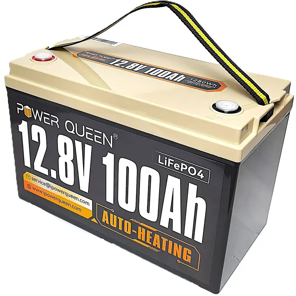Аккумуляторная батарея Power Queen LiFePO4 12.8V 100Ah 1280Wh с BMS 100A, ресурс 4000 циклов, IP65 - фото 5
