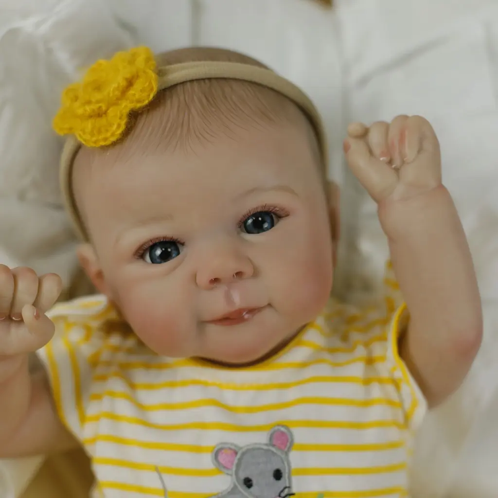 Колекційна силіконова лялька реборн reborn новонароджений пупс дівчинка немовля джульєтта Reborn Dolls det0018891 - фото 2